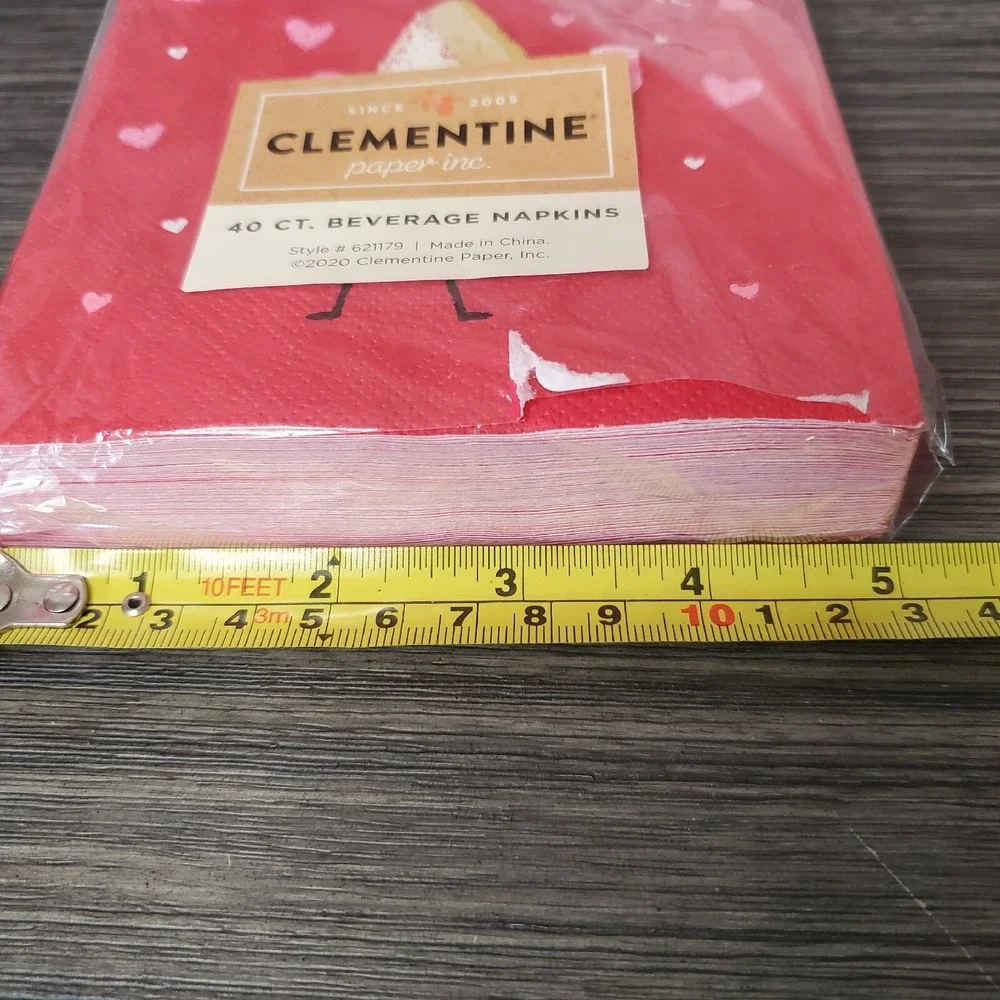 Brie My Valentine Cheese With Sunglasses 40 Count Charcuterie Themed Red Napkins